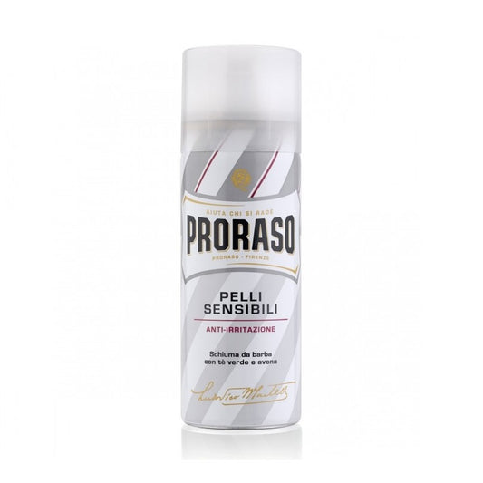 PRORASO SCHIUMA DA BARBA 50ML TRAVEL PELLI SENSIBILI ANTI-IRRITAZIONE