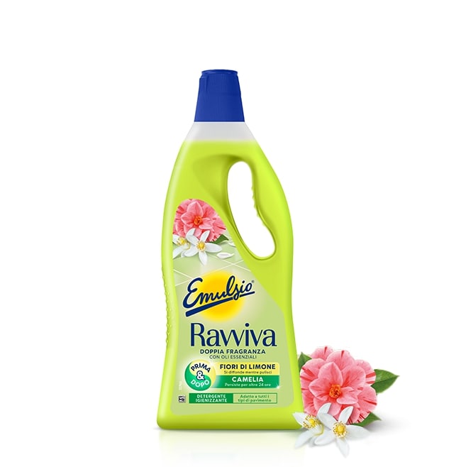 EMULSIO RAVVIVA DOPPIA FRAGRANZA 750ML FIORI DI LIMONE E CAMELIA