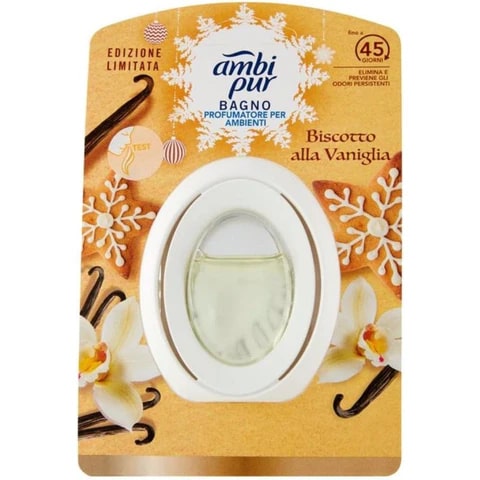 AMBIPUR BAGNO DEO AMBIENTI 7,5ML EDIZIONE LIMITATA BISCOTTO ALLA VANIGLIA