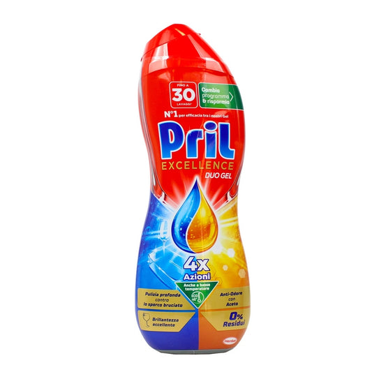PRIL EXCELLENCE DUO GEL 540ML 30LAV. EXTRA-POTERE ANTI-ODORE ACETO