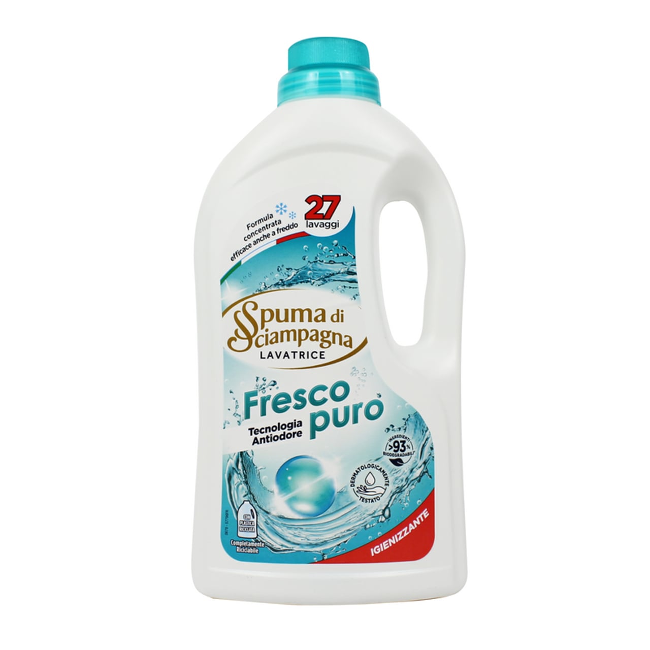 SPUMA DI SCIAMPAGNA LAVATRICE LIQUIDO 1,215L 27LAV. FRESCO PURO