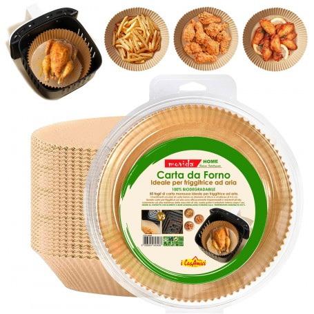 MOVIDA HOME CARTA FORNO IDEALE PER FRIGGITRICE AD ARIA CM.20 50PZ