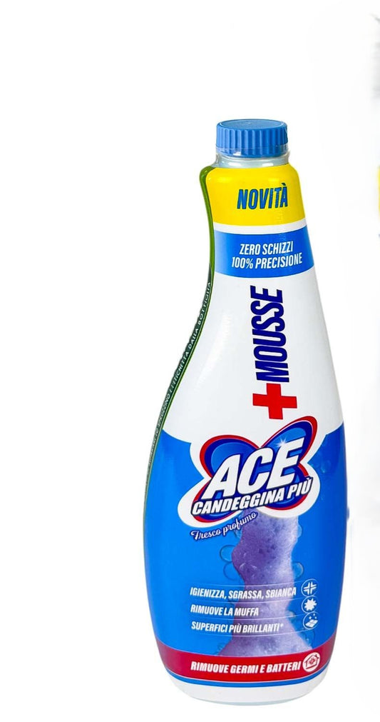 ACE SPRAY CANDEGGINA PIU' +MOUSSE RICARICA 690ML FRESCO PROFUMO