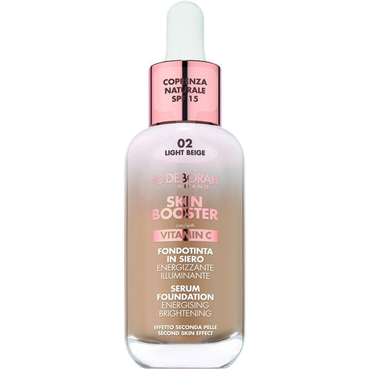 DEBORAH SKIN BOOSTER FONDOTINTA IN SIERO 02 LIGHT BEIGE