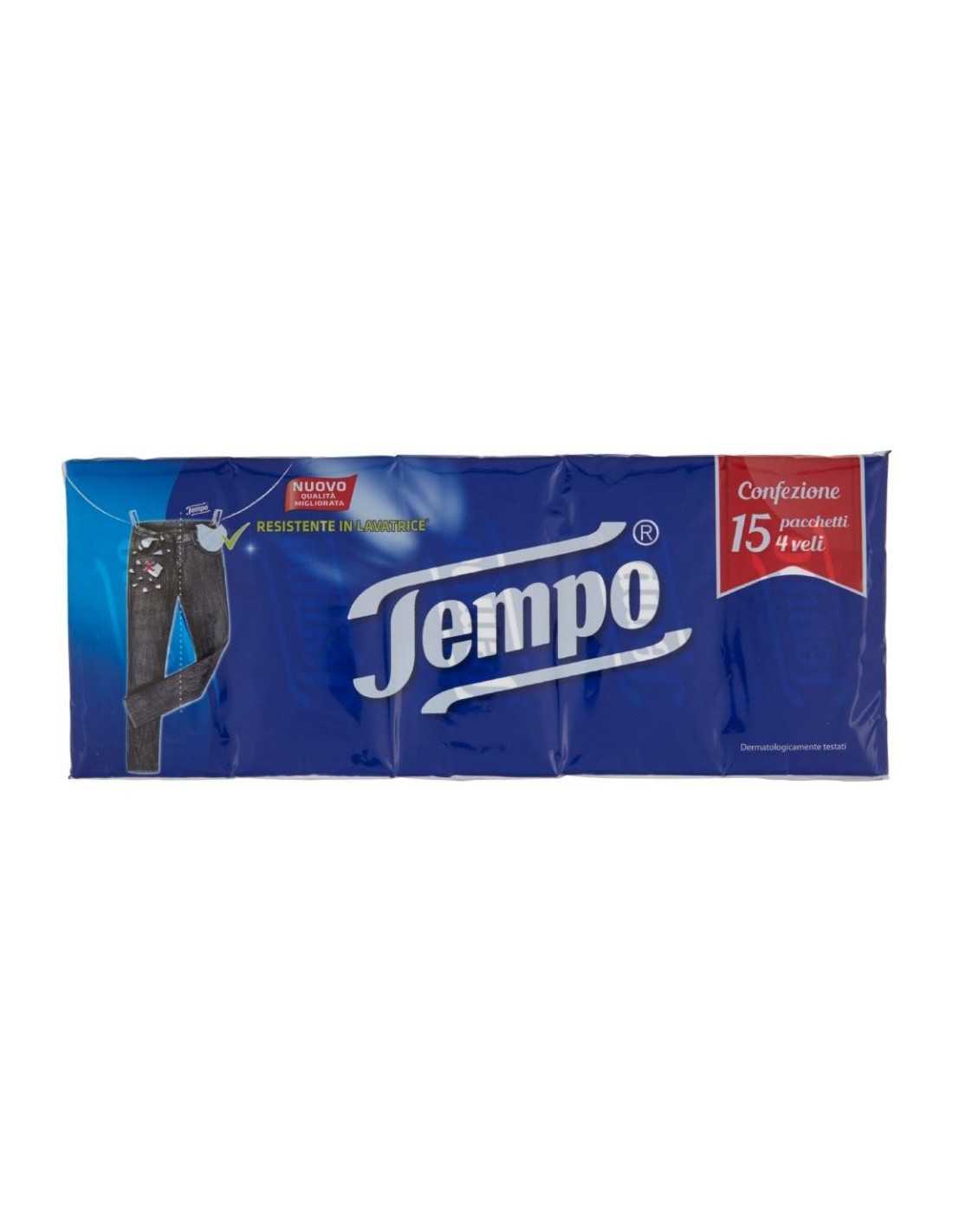 TEMPO FAZZOLETTI 4 VELI X15