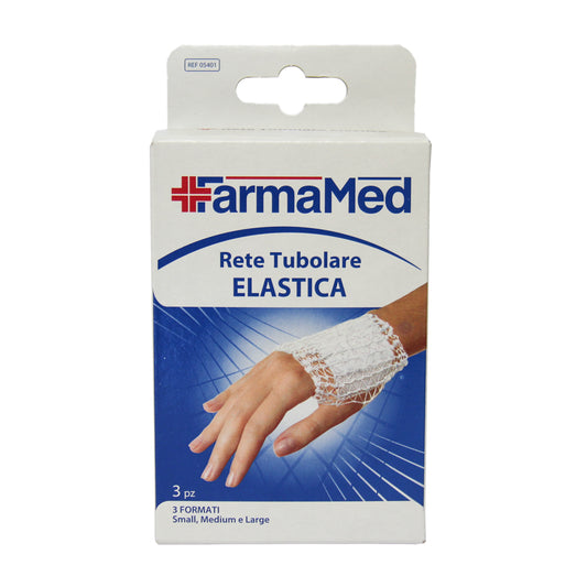 FARMAMED RETE TUBOLARE ELASTICA 3PZ 3 FORMATI SMALL,MEDIUM E LARGE