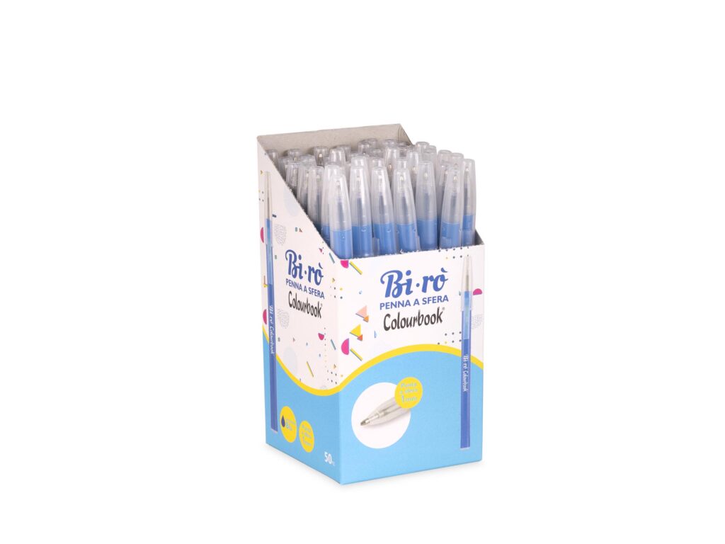 COLOURBOOK PENNA A SFERA BI-RO' BLU