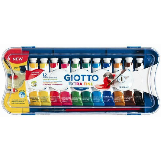 GIOTTO 12 TEMPERE EXTRA FINE TUBETTO 12ML