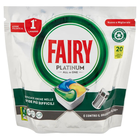 FAIRY PLATINUM ALL IN ONE LIMONE X20 CAPS