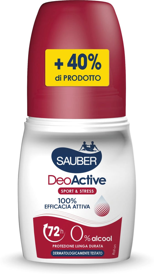 SAUBER DEO ROLL-ON 70ML DEOACTIVE SPORT & STRESS