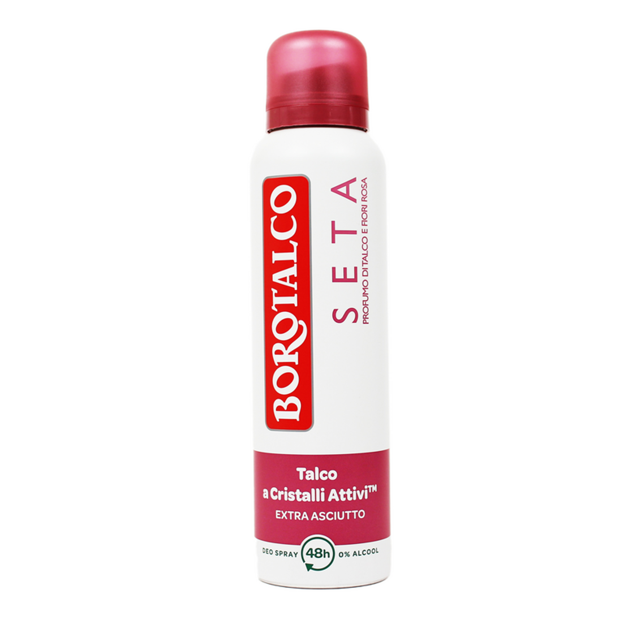 BOROTALCO DEO SPRAY 150ML SETA PROFUMO DI TALCO E FIORI ROSA