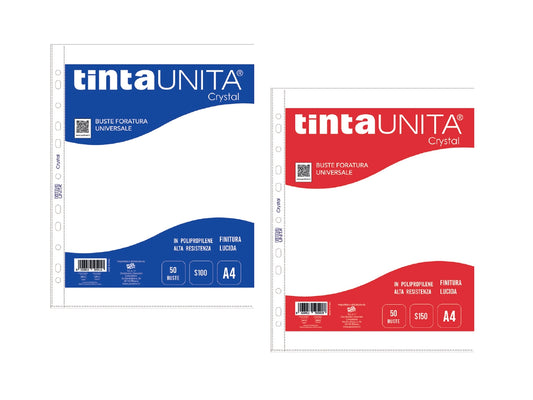 POOL OVER TINTA UNITA 50 BUSTE FORATURA UNIVERSALE S150 15 MICRON LISCIA CM.22X30