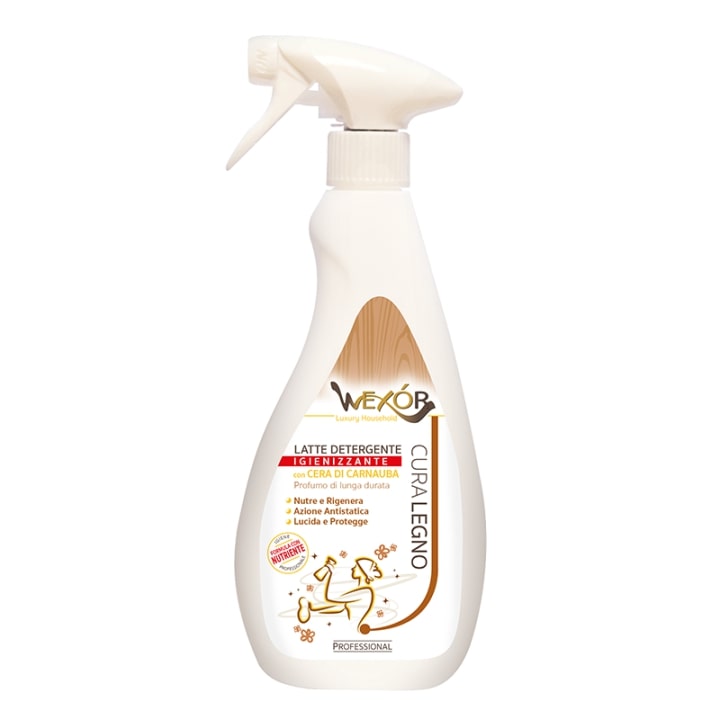 WEXOR CURA LEGNO LATTE DETERGENTE IGIENIZZANTE CON CERA CARNAUBA 500ML