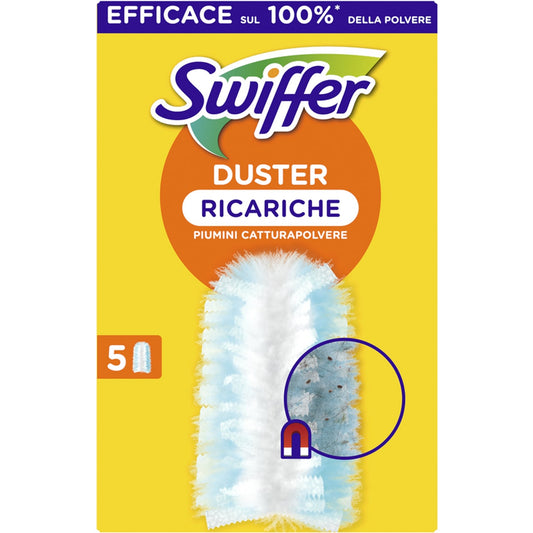 SWIFFER DUSTER RICARICHE PIUMINI CATTURAPOLVERE X5