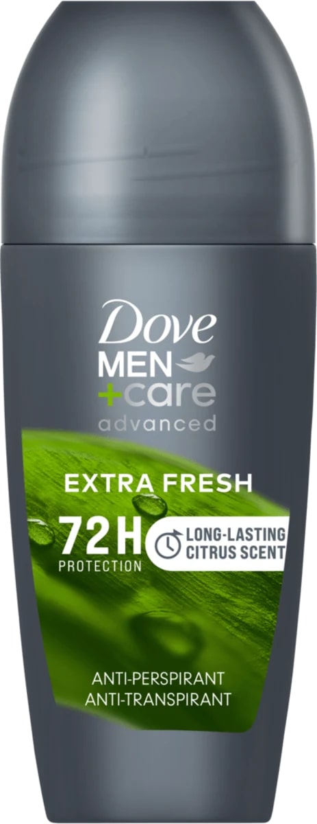 DOVE MEN+CARE ADVANCED DEO ROLL-ON 50ML EXTRA FRESH 72H