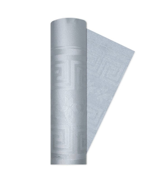 BIG PARTY TOVAGLIA DAMASCATA 1,20X7MT ARGENTO