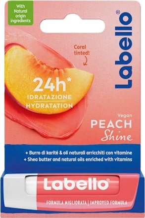 LABELLO VEGAN PEACH SHINE 24H IDRATAZIONE 5,5ML