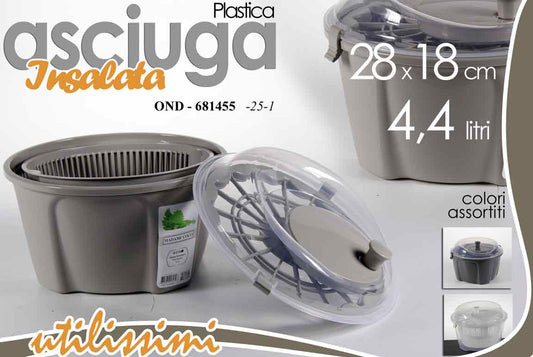 GICOS ASCIUGA INSALATA IN PLASTICA 4,4L CM.28X18