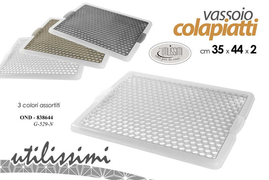 GICOS VASSOIO COLAPIATTI CM.35X44X2 COLORI ASSORTITI