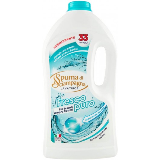 SPUMA DI SCIAMPAGNA LAVATRICE LIQUIDO 1,485L 33LAV. FRESCO PURO