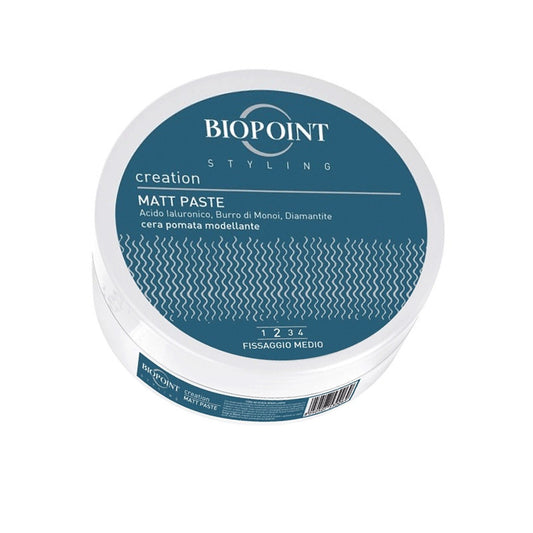 BIOPOINT STYLING CREATION CERA MATT PASTE 100ML FISSAGGIO MEDIO