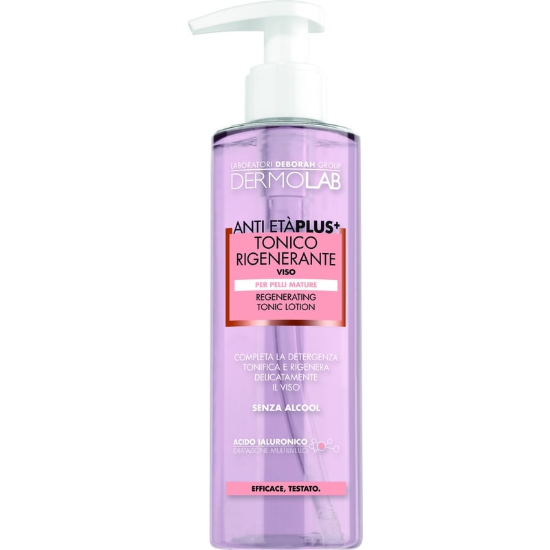 DERMOLAB ANTI ETA' PLUS+ TONICO RIGENERANTE VISO 200ML PELLI MATURE ACIDO IALURONICO