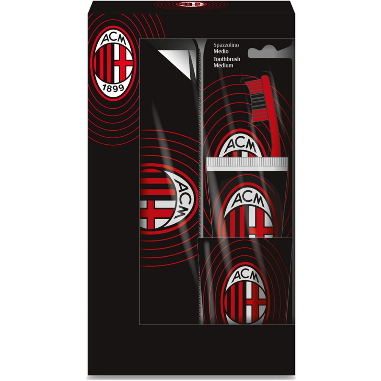 NATURAVERDE MILAN CONFEZIONE ORAL CARE - ASTUCCIO + SPAZZOLINO + DENTIFRICIO 75 ML + BICCHIERINO