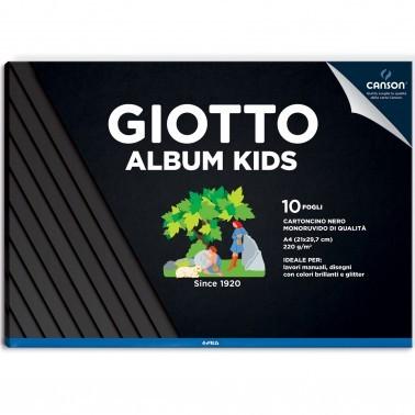 GIOTTO ALBUM KIDS NERO 220GR A4 10 FOGLI