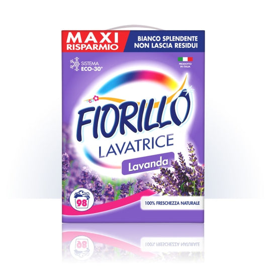 FIORILLO POLVERE LAVATRICE 98 MISURINI 6KG LAVANDA