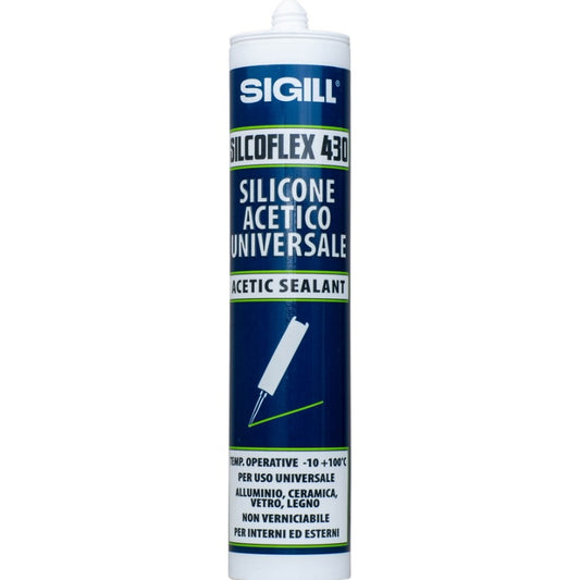 SILCOLFLEX 430 SILICONE UNIVERSALE 280ML TRASPARENTE