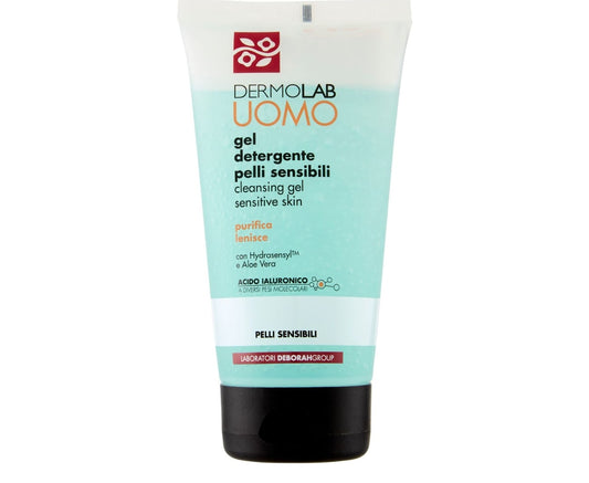 DERMOLAB UOMO GEL DETERGENTE PELLI SENSIBILI 150ML PURIFICA LENISCE
