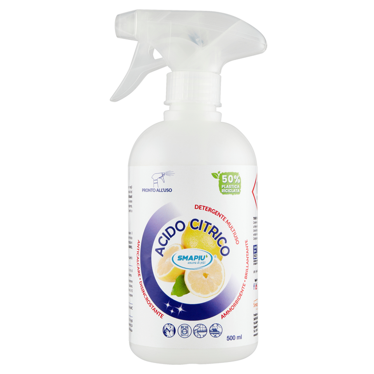 SMAPIU' ACIDO CITRICO DETERGENTE MULTIUSO SPRAY 500ML