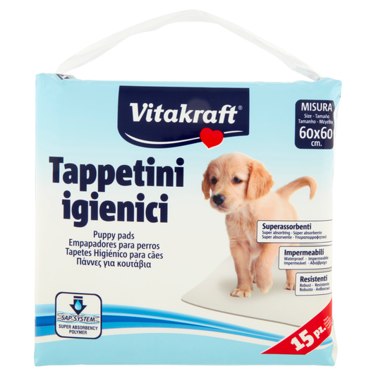 VITAKRAFT TAPPETINI IGIENICI 60X60 15PZ