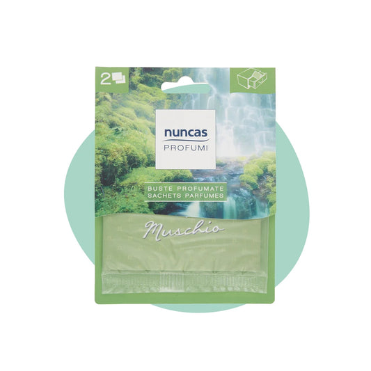 NUNCAS 2 BUSTE PROFUMATE CASSETTI MUSCHIO