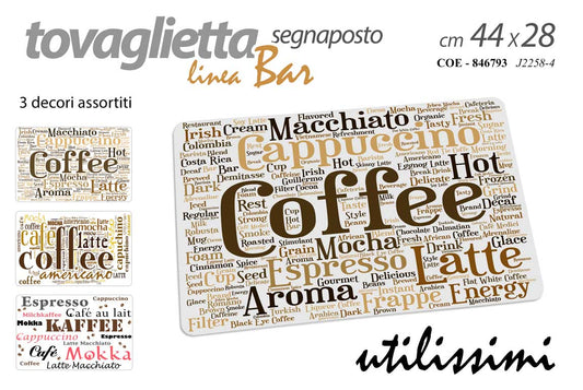 GICOS TOVAGLIETTA SEGNAPOSTO LINEA BAR CM.44X28 COE-846793 DECORI ASSORTITI