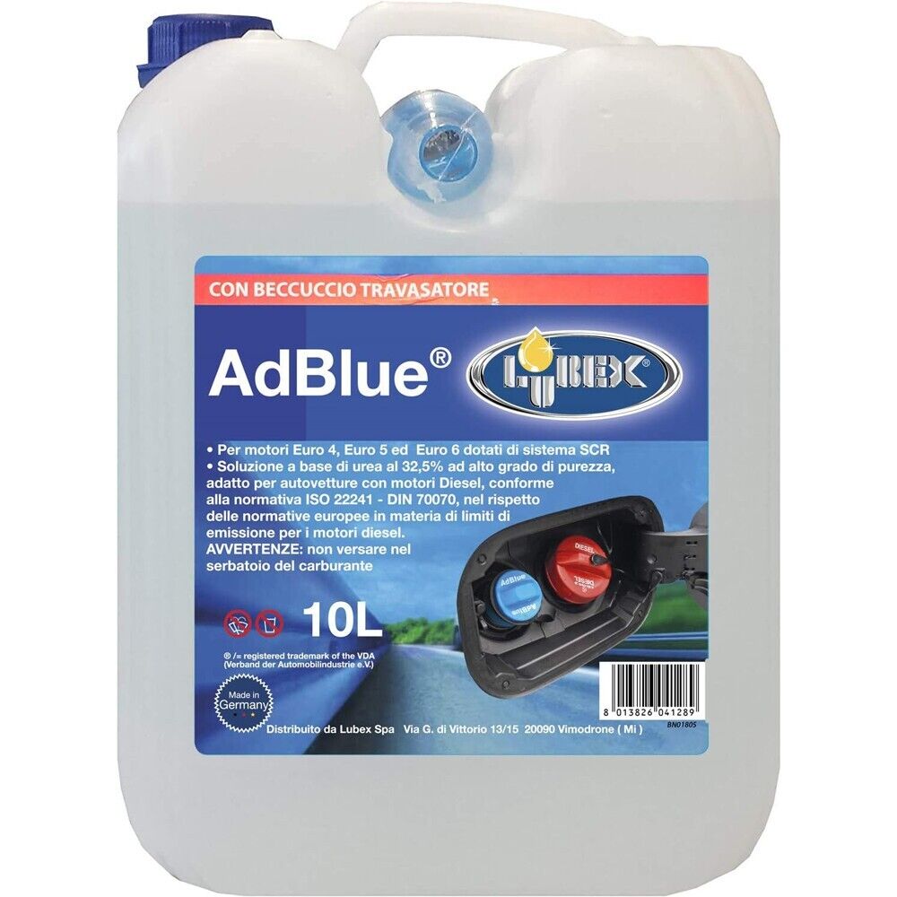 LUBEX ADBLUE LT.10 CON TAPPO VERSATORE