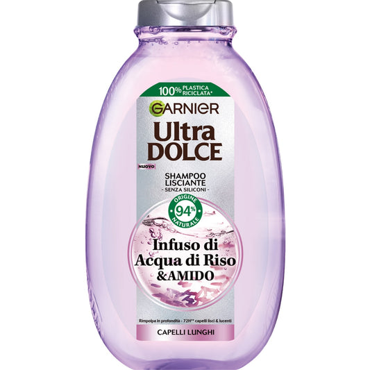 GARNIER ULTRA DOLCE SHAMPOO 400ML INFUSO DI ACQUA DI RISO & AMIDO