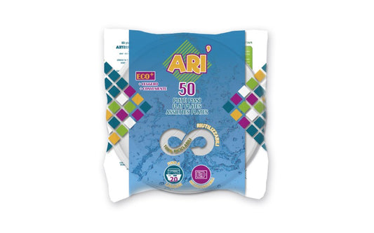 ARISTEA ARI' 50 PIATTI PIANI RIUTILIZZABILI