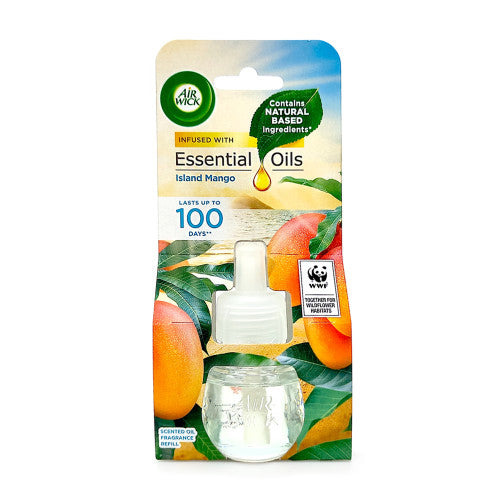 AIR WICK RICARICA ELETTRICO 19ML ESSENTIAL OILS ISLAND MANGO