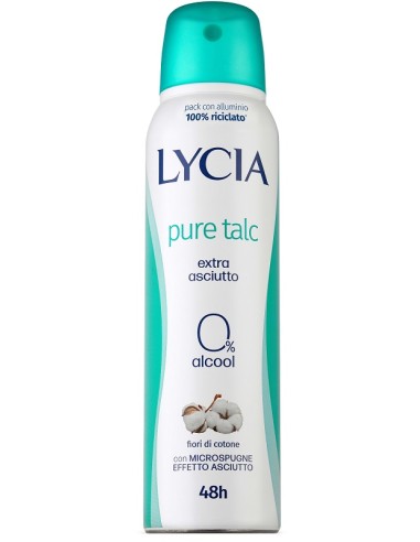 LYCIA DEO SPRAY 150ML PURE TALC FIORI DI COTONE