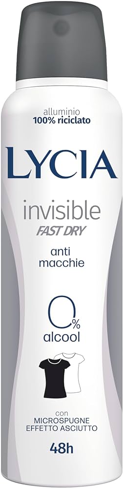 LYCIA DEO SPRAY 150ML INVISIBLE FAST DRY