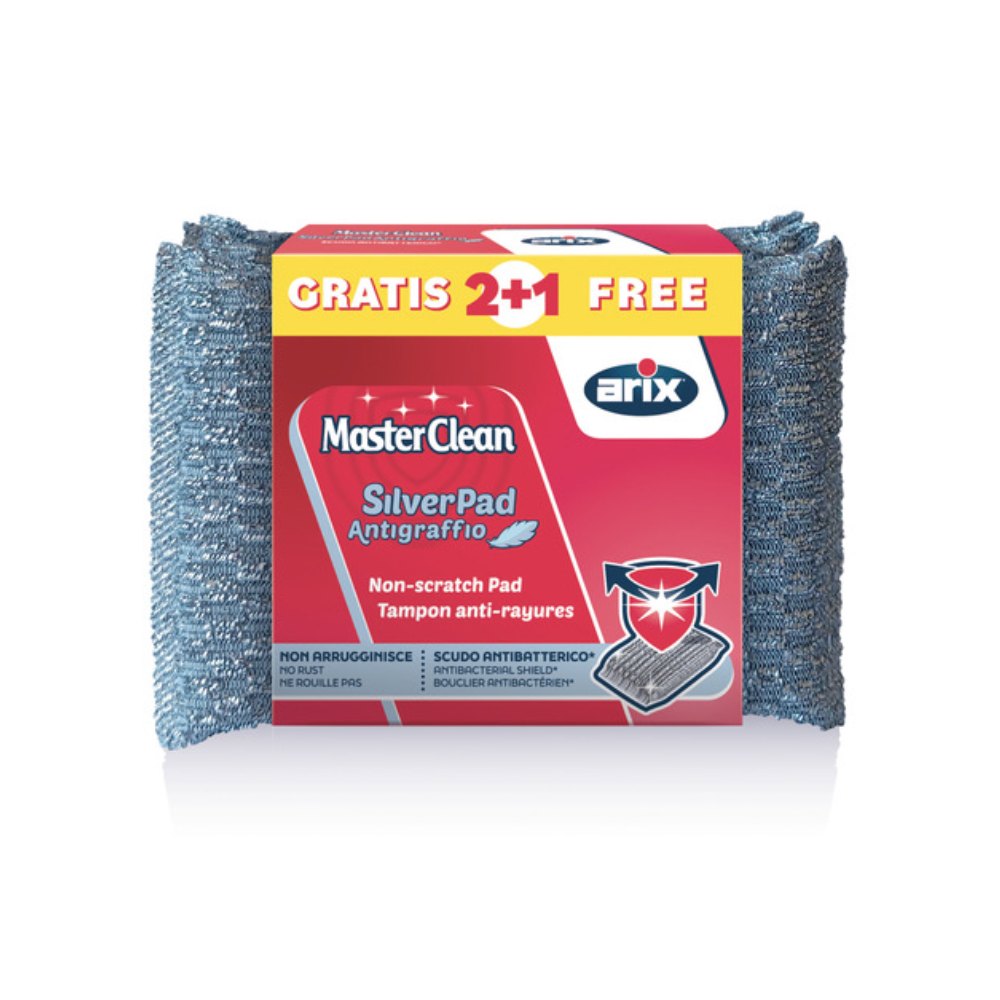 ARIX MASTERCLEAN SILVER PAD ANTIGRAFFIO 2+1