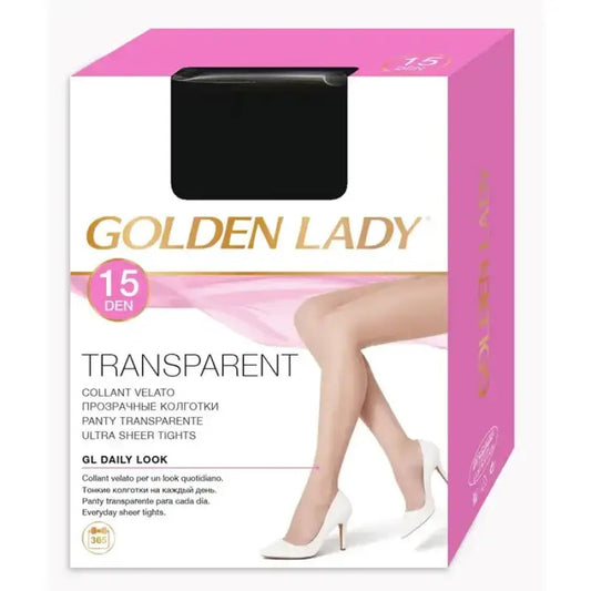 GOLDEN LADY COLLANT TRANSPARENT 15DEN DAINO 2-S