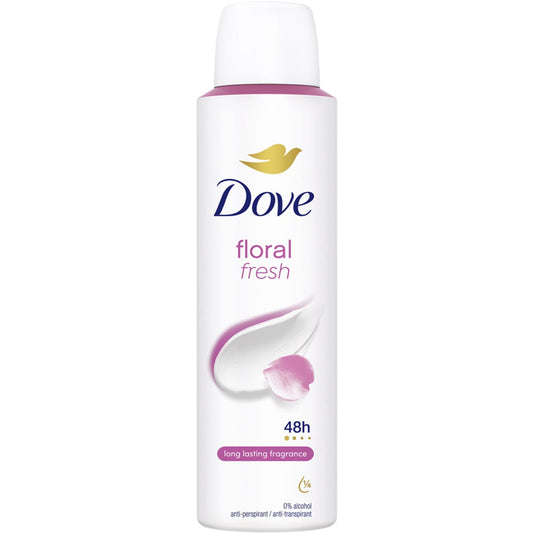 DOVE DEO SPRAY 150ML FLORAL FRESH 48H