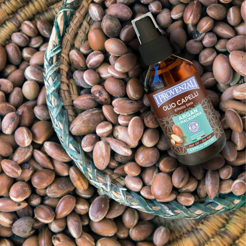 I PROVENZALI OLIO CAPELLI EFFETTO SETA 100ML ARGAN E MACADAMIA CAPELLI SECCHI