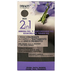 DIKSON 2IN1 CREMA COLORANTE 800 BIONDO CHIARO