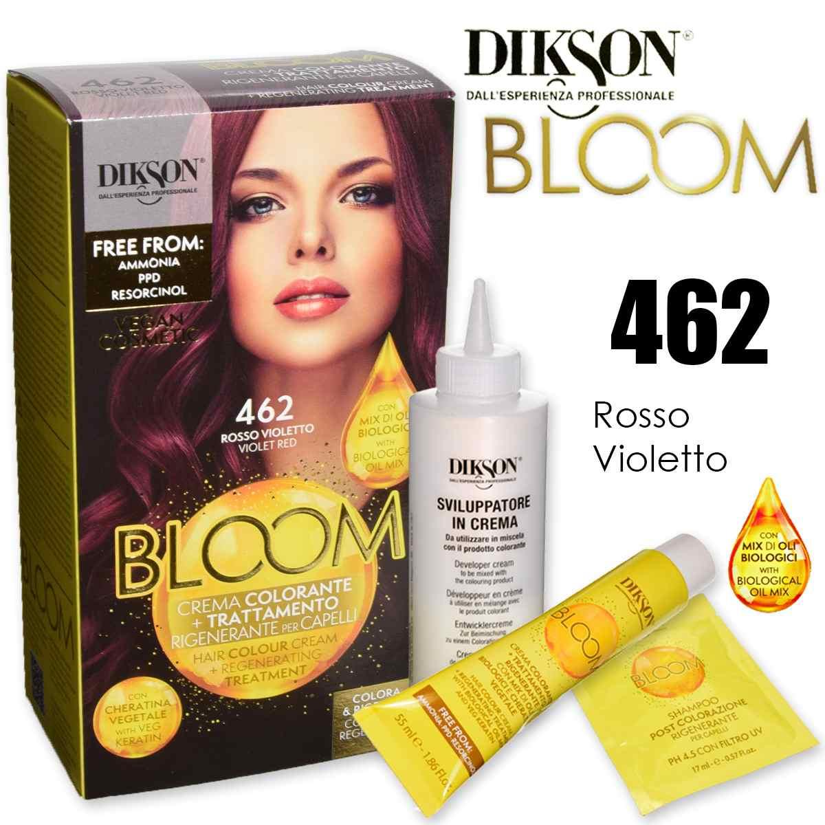 DIKSON BLOOM CREMA COLORANTE SENZA AMMONIACA 462 ROSSO VIOLETTO