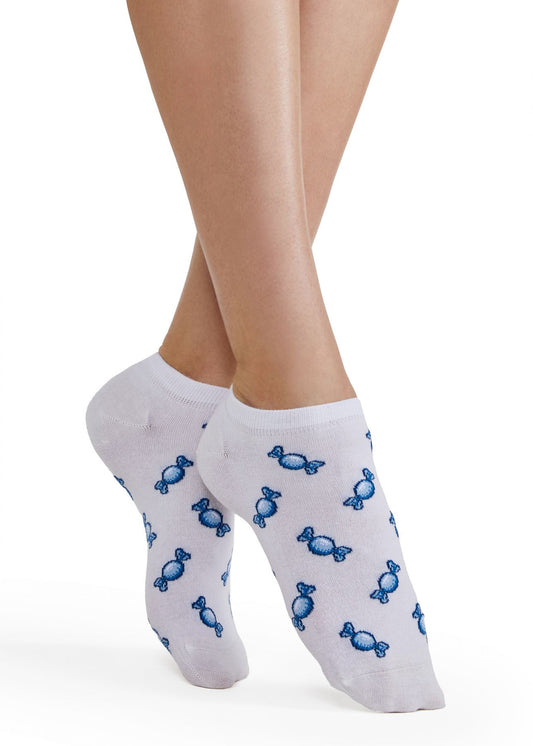 GOLDEN LADY CALZINO CANDIES TG. UNICA BIANCO