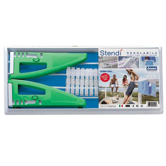 BAMA STENDINO STENDI' REGOLABILE MULTIUSO CM.55X27 CON 10 PINZE