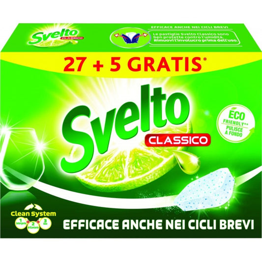 SVELTO TABS LAVASTOVIGLIE 27+5PZ CLASSICO